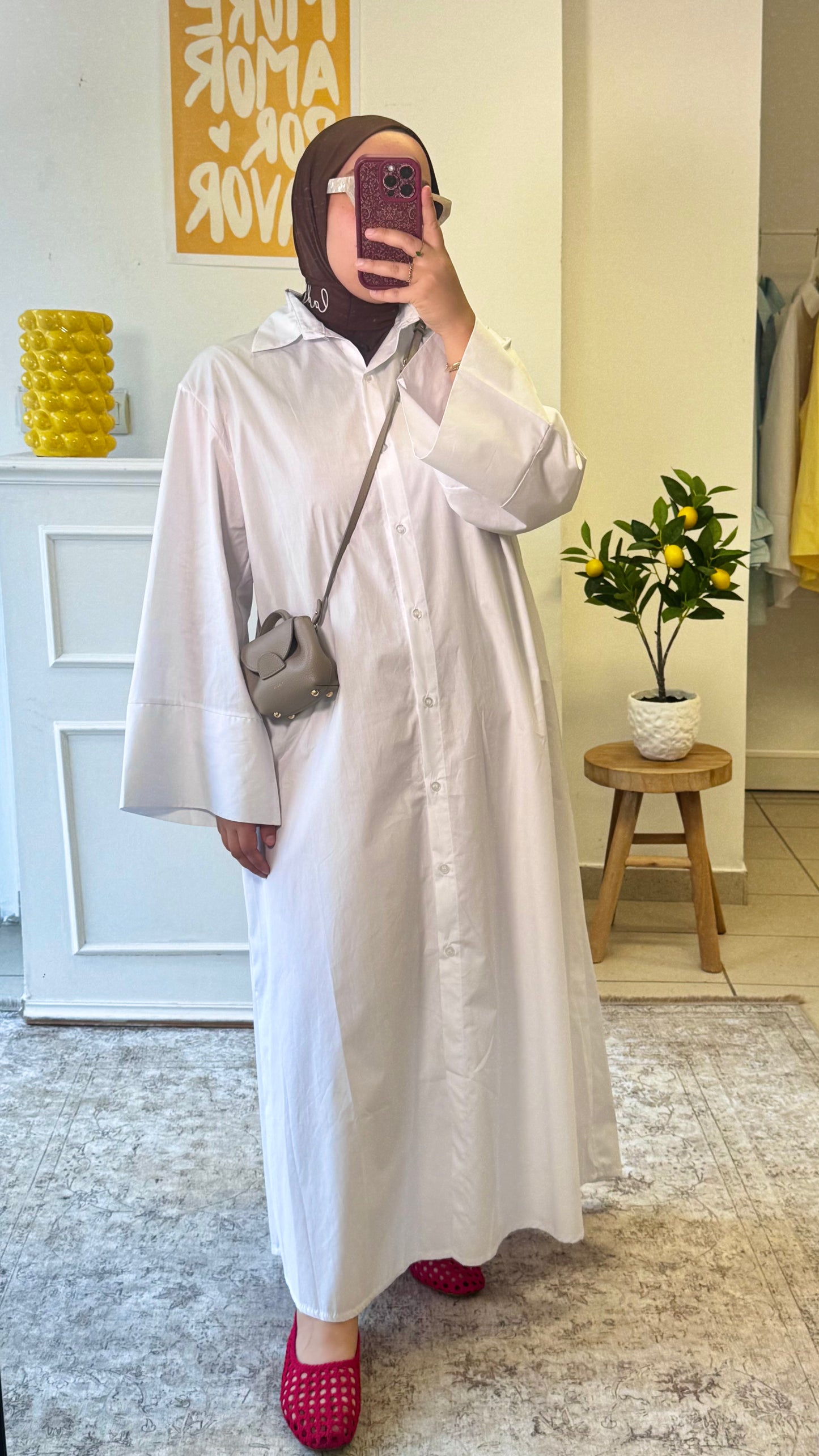 ROBE BASIK - Blanche