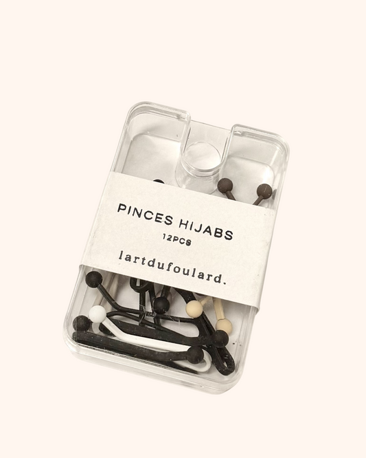 12 pinces Hijab