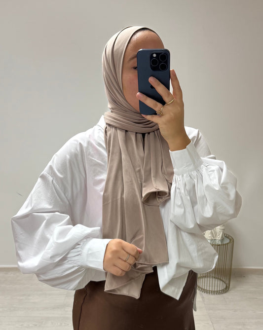 WHITE OVERSIZED SHIRT