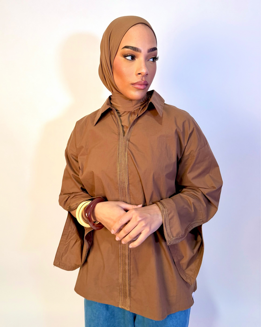 CHEMISE SFIFA CAMEL