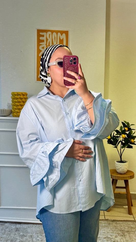 CHEMISE DOLCE VITA- Ciel